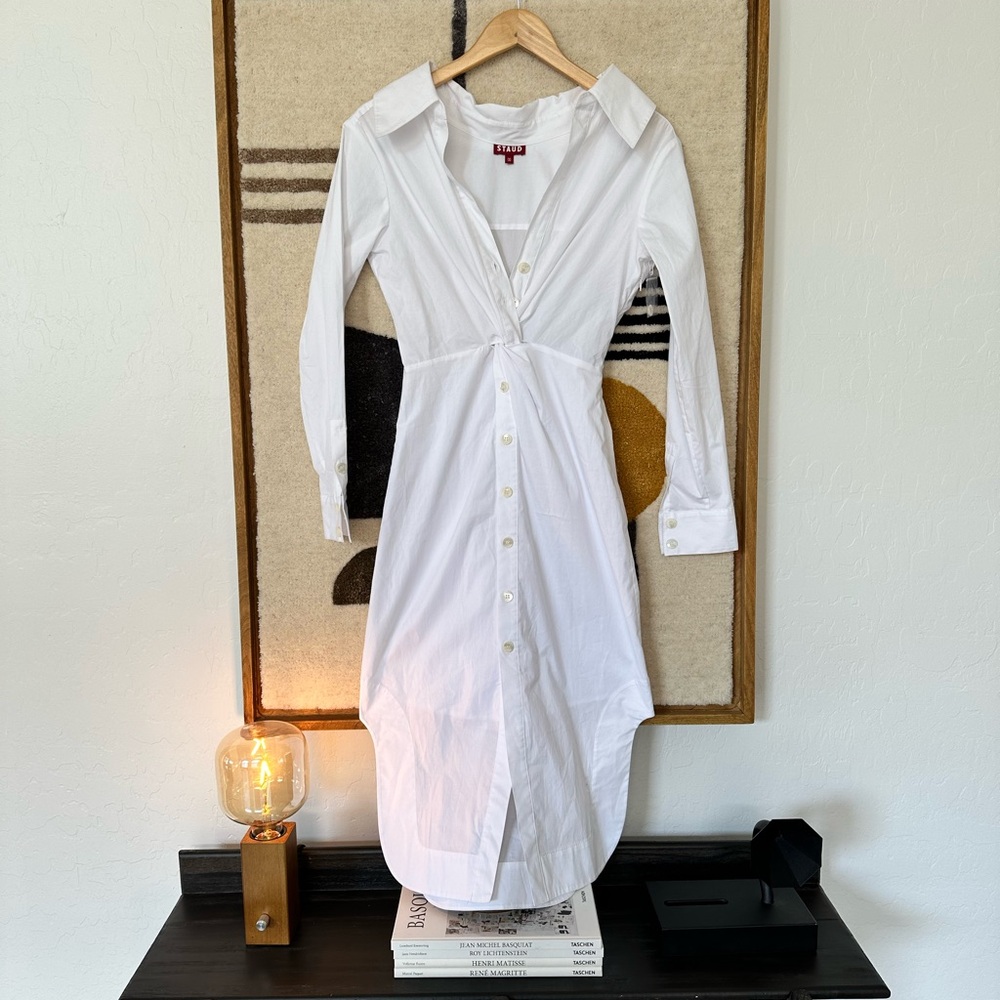 STAUD Clea Midi Dress